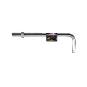 Jack M12 x 170mm L Shape Reinforcing Foundation Bolt
