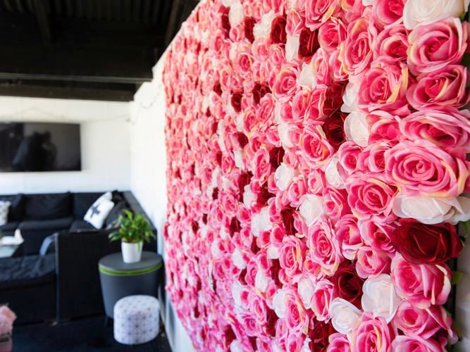 hedge artificial flower Garden