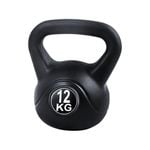 Everfit 12kg Kettlebell Black