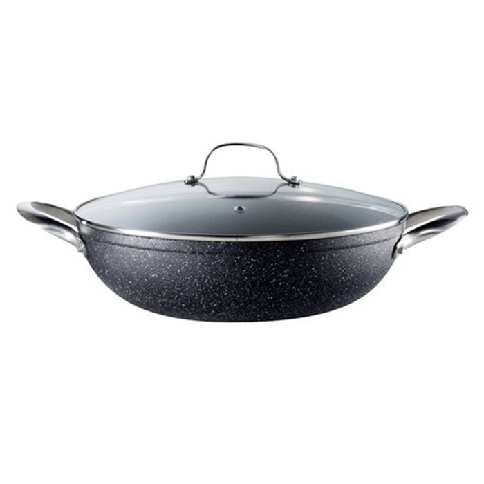 Rock All Pan With Lid 32cm Black Baccarat