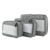 Milleni Compact Electrolight Packing Cubes Travel Space Saving Bags in Grey - Grey | Luggage Organiser