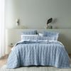 Bianca Langston Comforter Blue Super King Bed with Pillowcase
