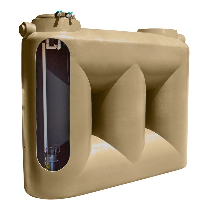 Clark Tanks 2000L Wheat Tradepack Tank And Davey Evo MK2 Pump