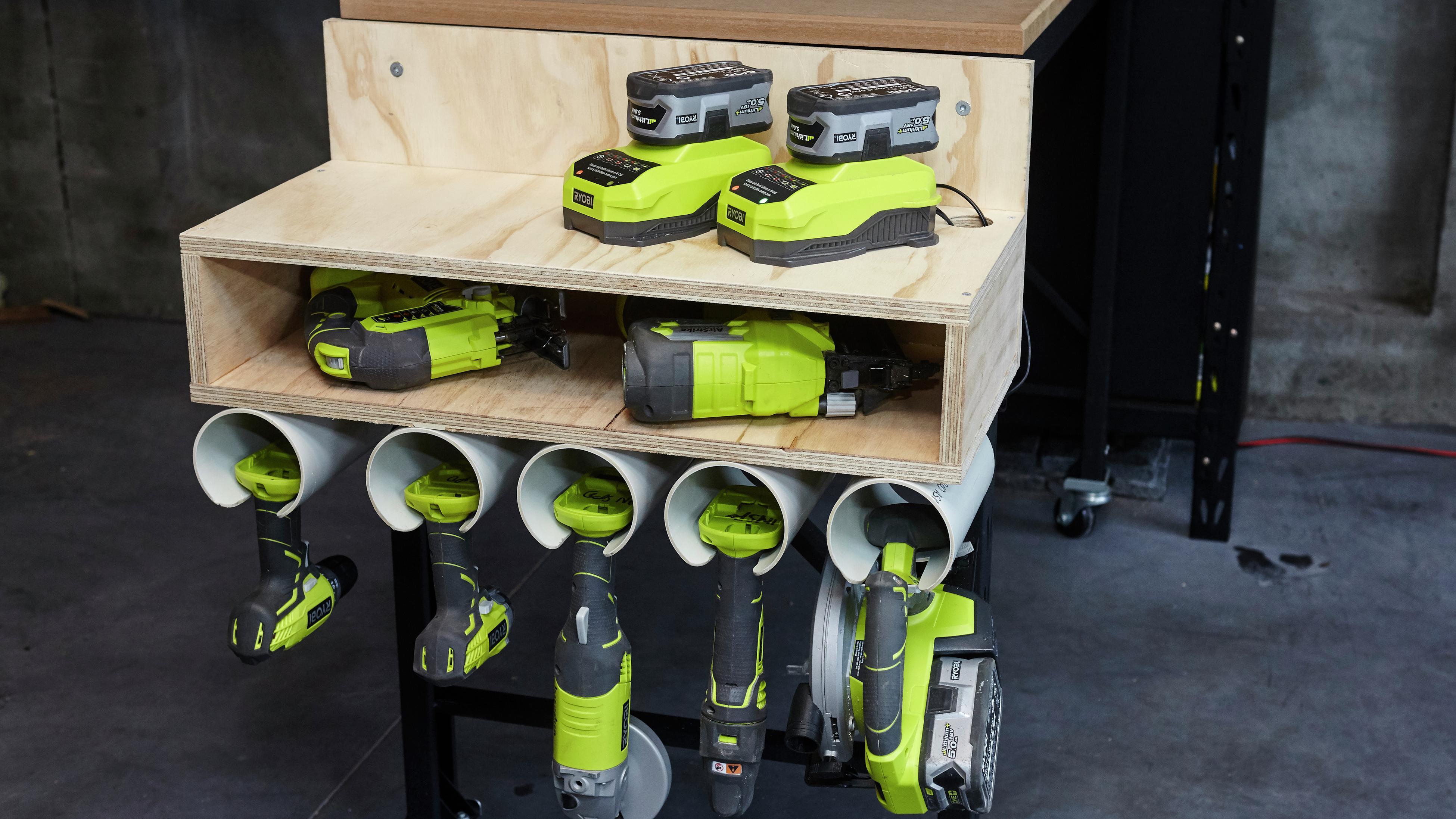 Diy cordless drill storage sale