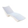 Cancun Premium Luxury Pool Lounger Chaise White