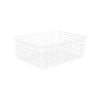 Flexi Storage 185mm White 2 Runner Wire Basket