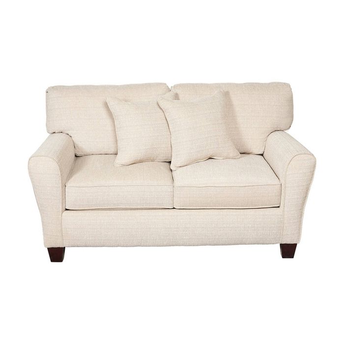 1825 Interiors Dynasty 2 Seater Sofa Fabric Coil Spring Cushions Furniture Cream