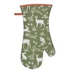 Ulster Weavers Gauntlet Oven Glove Forest Friends Sage | 37 x 20cm