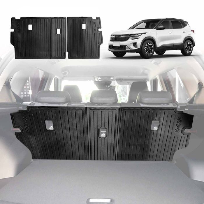 Back Seat Protector for Kia Seltos 2019-Onwards Heavy Duty Car Seats Kick Mats Cover