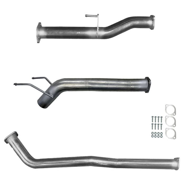 Ignite Exhausts Dpf Back For Toyota Hilux 2.8l Td Gun126r 3" Inch With Diff Dump Pipe Raw Aluminised Steel