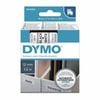 Dymo Black On White 12mmx7m Tape