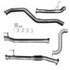 Ignite Exhausts Turbo Back For Mazda Bt50 B30b 3" No Cat & Straight Pipe Only Raw Aluminised Steel