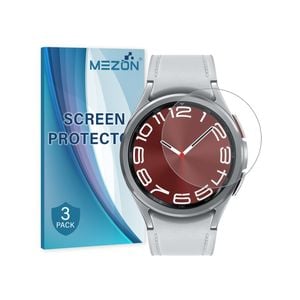 3 Pack MEZON Samsung Galaxy Watch6 Classic (43 mm) Ultra Clear TPU Film Screen Protectors