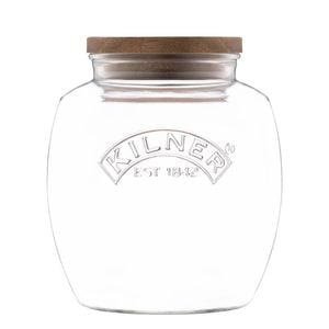 Kilner Universal Storage Jar With Acacia Lid 2l