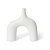 E Style 31cm Aluminium Arnold Flower Vase Decor - White