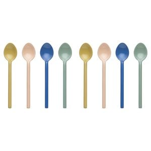 2x 4pc Ecology Stainless Steel/Enamel Apostle Teaspoons 14cm