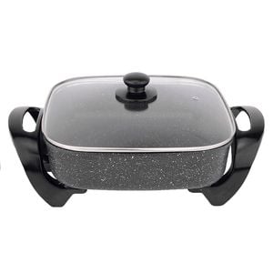 Healthy Choice Stone Electric Fry Pan For Cooking, 7.2l Capacity, Non-stick