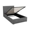 Artiss King Single Bed Frame Gas Lift Grey
