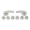 Cal Custom 3" Door Handles Chromed Billet Aluminium suits Ford & GM