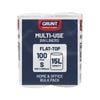 GRUNT 15L White Multi-Purpose Flat Top Rubbish Bags - 100 Pack