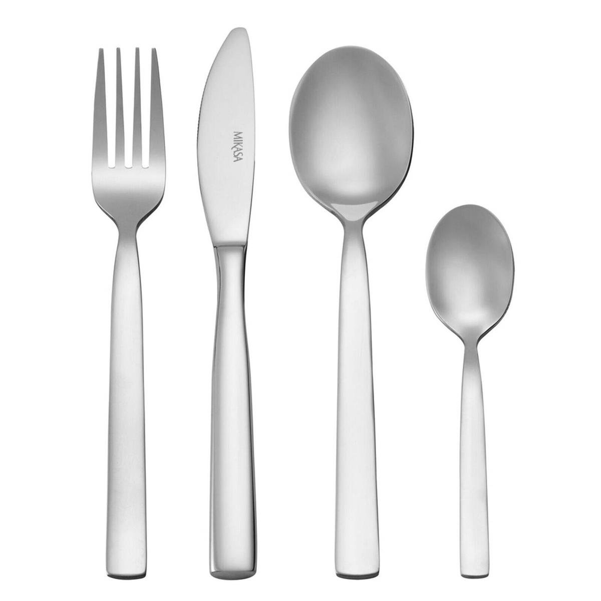 16pc Mikasa Beaumont Kitchen Stainless Steel Cutlery Set - Bunnings ...