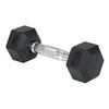 Ultimate 244 x 90 x 78mm 2.5kg Black with Chrome Handle Hex Dumbbell