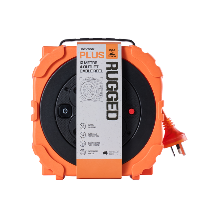 Jackson 10m Rugged 4 Outlet Extension Reel