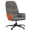 vidaXL Relaxing Chair Light Grey Fabric Armchair Relaxing Seating Dining Seat