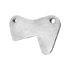 Sunrise Caliper Mount Plate Kidney Shape 7/16" Galvanised 40-45 Sq Axle - Mbmpg