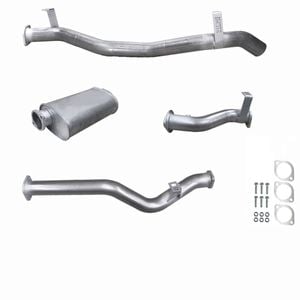 Ignite Exhausts Dpf Back For Toyota Landcruiser 79 Series V8 S/cab 3" With Muffler Raw Aluminised Steel