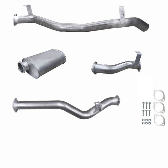 Ignite Exhausts Dpf Back For Toyota Landcruiser 79 Series V8 S/cab 3" With Muffler Raw Aluminised Steel