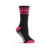 Hard Yakka Black/Pink 3 Pack Women's Bamboo Work Socks - Size 3-8
