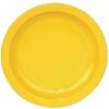 Olympia Plates Kristallon Polypropylene Shatterproof Yellow 172mm 12 Pack Commercial Tableware Microwave Freezer Safe