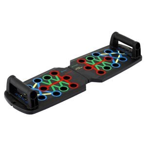 Everfit Push Up Board Home Gym Multi Function Workout Rack Black