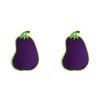 2PK Dexas Cut & Serve Silicone 24x35cm Cutting Board - Eggplant