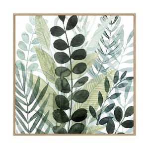 Artey | Forest Forage III - Framed Canvas - Natural Frame - 64 x 64cm