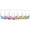 6pc Artcraft Ava Coloured Tumbler Drinking Glass Wine & Water Drinkware 290ml