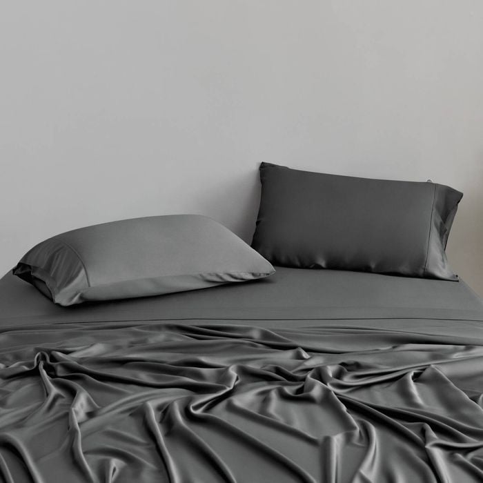 Natural Home Bamboo Standard Pillowcase Charcoal Twin Pack
