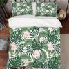 3D Tropical Green Leaves Quilt Cover Set Bedding Set Pillowcases 74