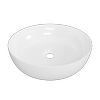 New England Joinery 400mm White Gloss Chase Basin - White Gloss