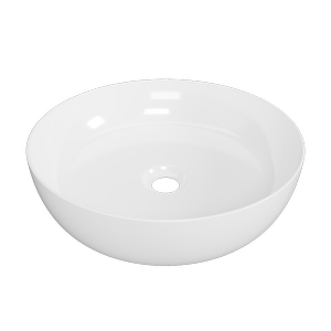 New England Joinery 400mm White Gloss Chase Basin - White Gloss
