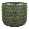 Astin Sinclair 350 x 300mm Greenl Poly Rattan Basket Planter Large