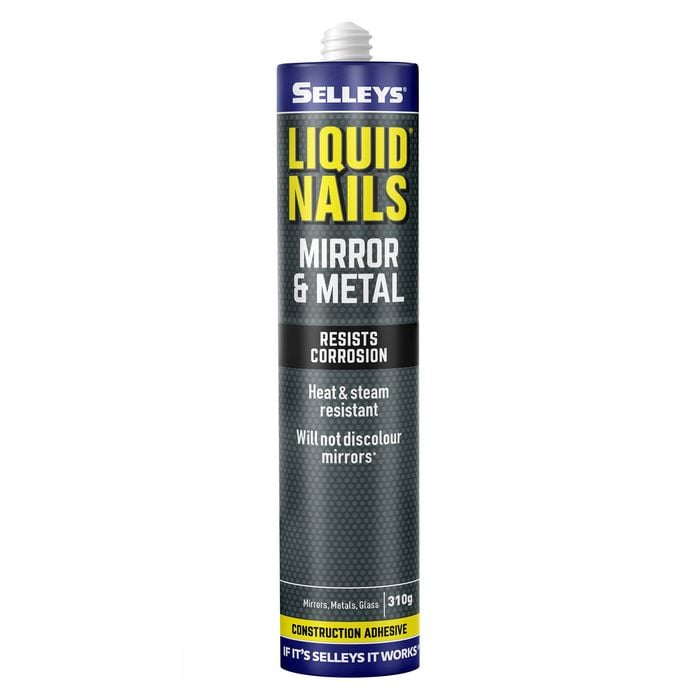 Selleys 310g Liquid Nails Mirror Metal and Glass Adhesive