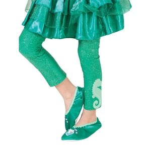 Girls US 3-5 Disney Little Mermaid Ariel Footless Tights Girls Legwear Costume