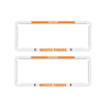 2x OFFICIAL NRL West Tigers Car Number Plate Frame Cover Surround
