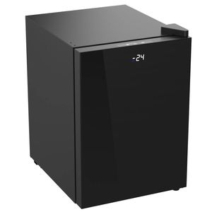 YOPOWER 60L Compact Upright Freezer Black