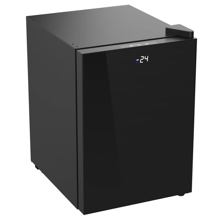 YOPOWER 60L Compact Upright Freezer Black