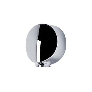 Foreno Chrome Round Slide Shower Supply Elbow