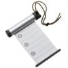 Funky Luggage Cylinder Tag Rollout Label for Address Details Silver/Grey