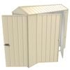 Build-a-Shed  0.8 x 2.3 x 2.1m Gable Double Hinged Side Door Shed - Cream